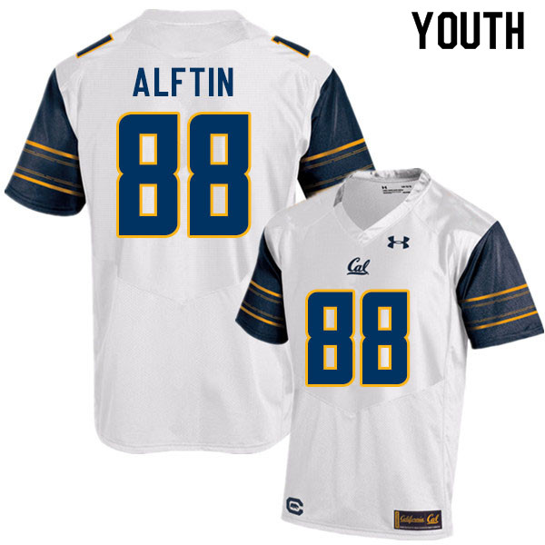 Youth #88 Nick Alftin Cal Bears College Football Jerseys Sale-White - Click Image to Close